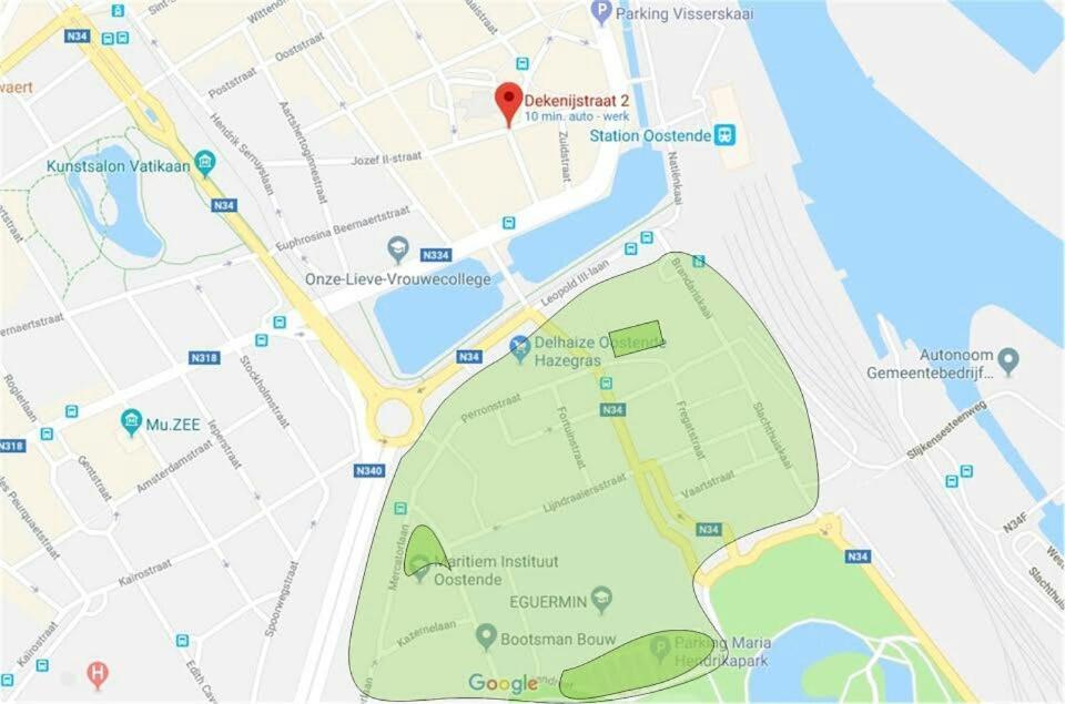 Appartement Aan Zee Oostende Exteriör bild